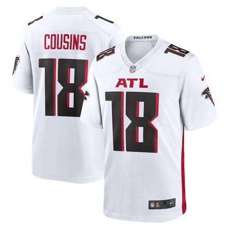 Men's Atlanta Falcons Kirk Cousins White Game Player Jersey